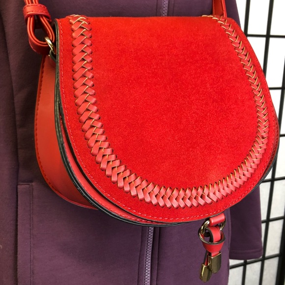 Women NWOT vegan leather crossbody bag designer inspired - Picture 1 of 9